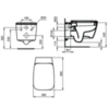 Унитаз подвесной с сиденьем Ideal Standard VentUno T319801