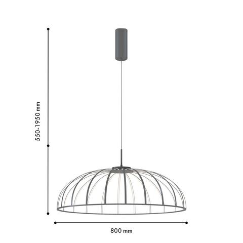 Подвесной светодиодный светильник Favourite Vertex 4285-8P
