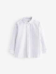 Рубашка для мальчика Next E31-739, Белый, Синий