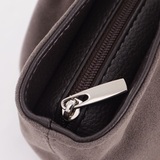 Сумка Саломея 362 эко-замша серый шоколад