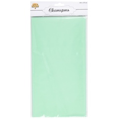 Скатерть п/э однотонная, Мятный, 1,4*2,75 м