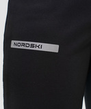 Детские лыжные разминочные брюки с высокой спинкой Nordski Jr. Active 2.0 Black