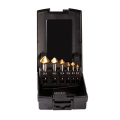 Набор зенковок 90° 6,3-20,5мм DIN335C 3z HSS TiN 6шт Terrax by Ruko A102152TRO