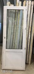 Дверь балконная пластиковая Б/У 2080(в) x 760(ш)
