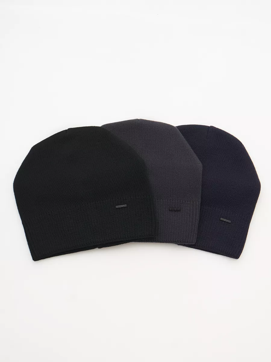 Шапка бини зимняя весенняя с флисом