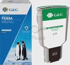Картридж GG 728 GG-F9J68A для HP DJ Т730/Т830, черный матовый (300мл)