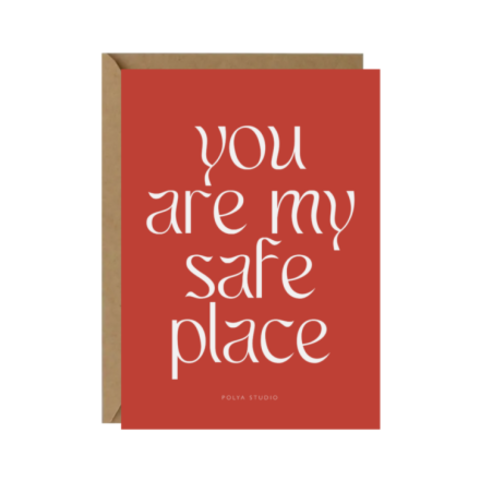 Открытка SAFE PLACE