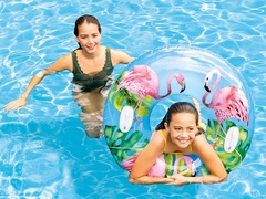 Dəniz şarı \ Плавательное кольцо \ Swimming Rings flamingo 97 sm