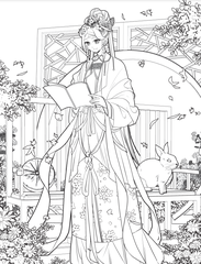 Anime Art. Красавицы Поднебесной. Книга для творчества в стиле аниме и манга