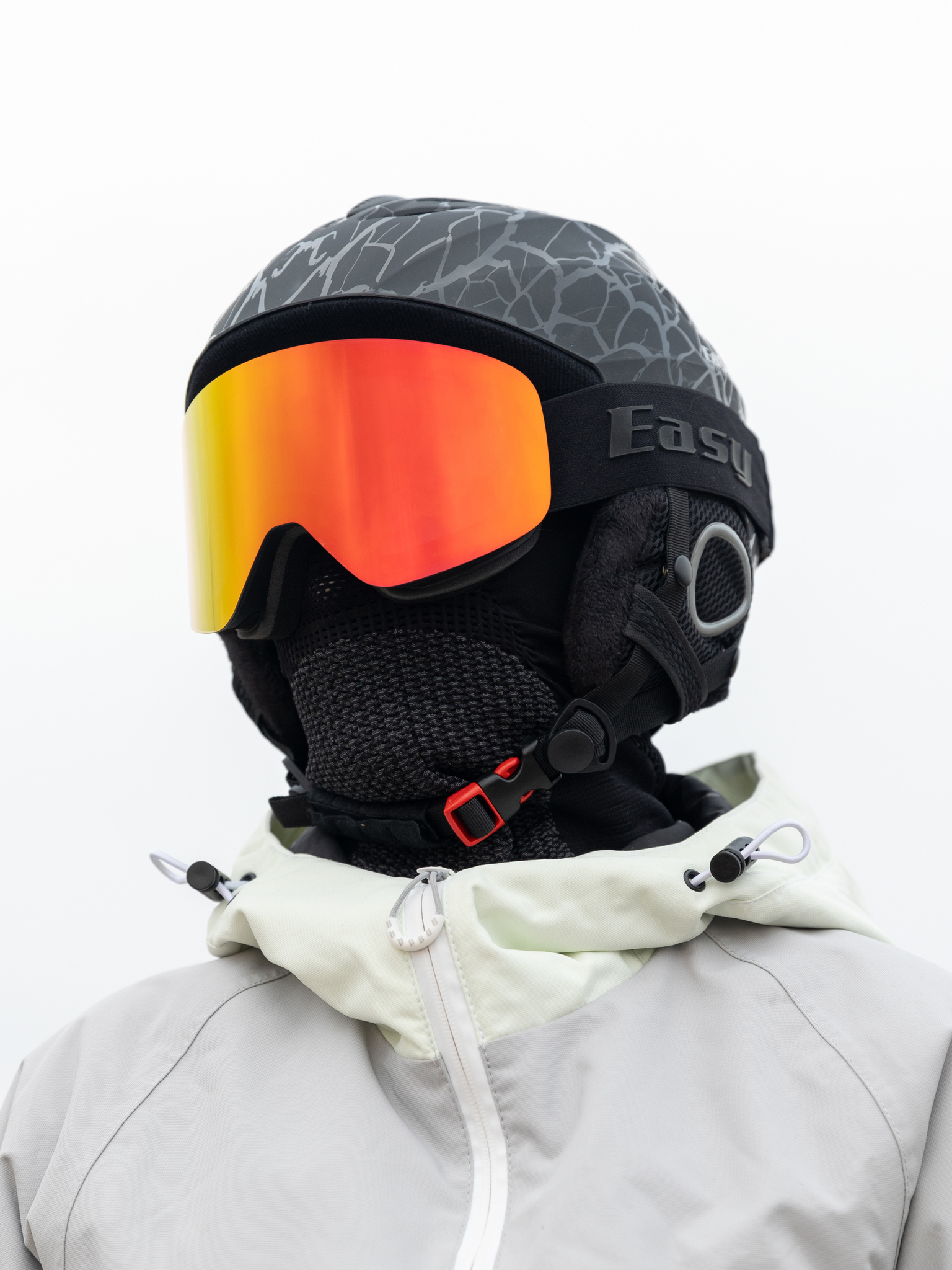 Маска горнолыжная EasyRider BLACK цвет Красный - Маски горнолыжные | iRide shop фото 2