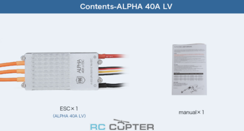 ESC регулятор мотора T-Motor Alpha 40A LV 6S