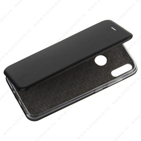 Чехол-книжка для Huawei Honor 8C/ Asus Zenfone ZP633 - book case книжка черный