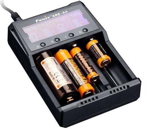 Зарядное устройство Fenix ARE-A4 (18650, 14500, 26650, АА, ААА, 16340, 10440, С, 21700)