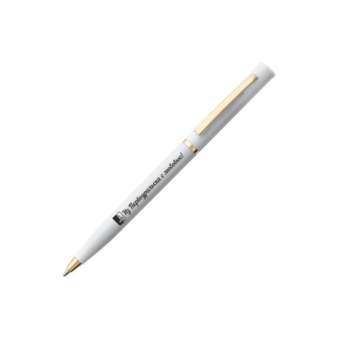 Первоуральск ручка пластик с золотой фурнитурой №0002 