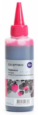 Чернила Cactus CS-I-EPT0823 Пурпурный / Magenta 100мл для Epson StPh R270/290/RX590