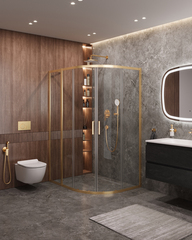 Cezares MOLVENO-RH-2-130/100-C-BORO-IV Душевой уголок фото