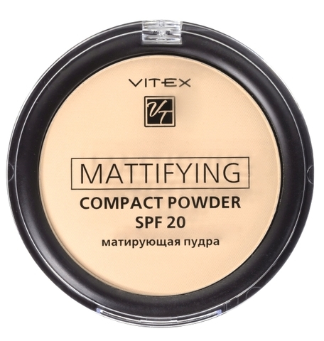 Mattifying Пудра матирующая компактная для лица SPF20 тон 04 Витекс