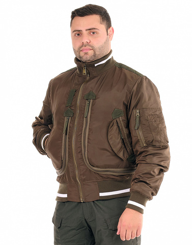 Куртка Бомбер (оксфорд, орех) 7.62 Novatex