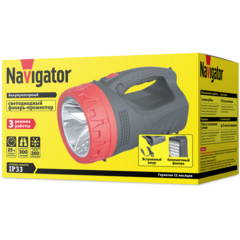Фонарь Navigator 71 598 NPT-SP16-ACCU Прож/кемп 5Вт+24LED, 230лм, АКБ 4Ач