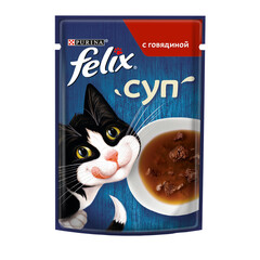 Felix пауч для кошек суп (говядина) 48 г
