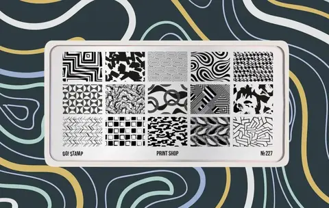 Пластина для стемпинга GO STAMP 227 Print Shop