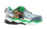 Светящиеся кроссовки Щенячий патруль (Paw Patrol) на липучках для мальчиков, цвет серебристый. Изображение 1 из 5.