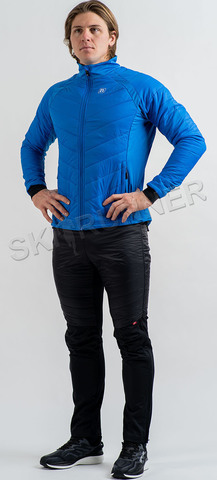 Очень теплый лыжный костюм Noname Hybrid Warm 24 Ux Blue мужской