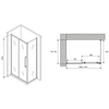 Abber Schwarzer Diamant AG30170H-S75 Душевой уголок, 170x75x195