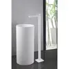 Abber AF8241W Смеситель Daheim AF8241W напольный для раковины,белый матовый