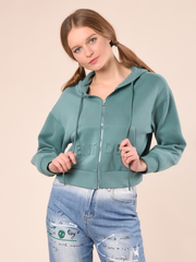Толстовка женская на молнии