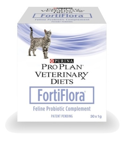 Purina Pro Plan Veterinary Diets FortiFlora  добавка для питания для кошек 30штук по 1г