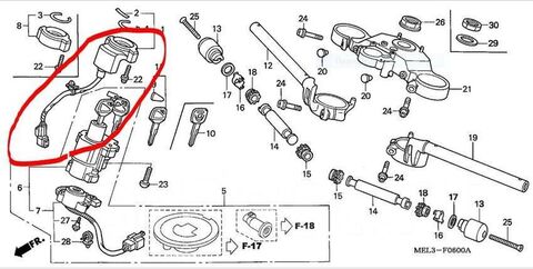 Считыватель иммобилайзерного ключа HONDA 30430-MCJ-325