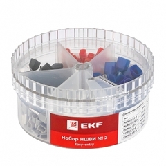 Набор наконечников НШВИ(2) №2 2х0,5-2х2,5мм EKF