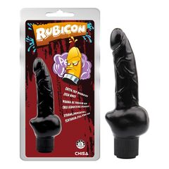 Черный вибратор-реалистик Obsidian Vibe Cock - 19 см. - 