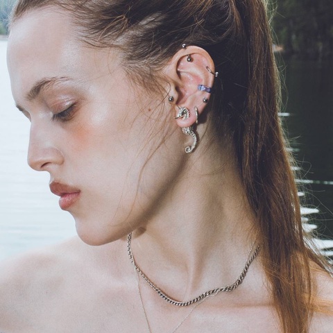 SRN Моносерьга Seahorse