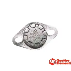 Термостат QUATTRO ELEMENTI KSD301 16А, 250В, 90*C QE-10G/12G/20G/35G/55G с 2014 (640-469-012)
