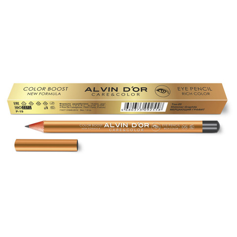 Alvin D`or P-19 Карандаш для глаз  Color Boost  тон 05 shimmer graphite