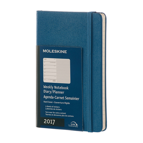 Еженедельник Moleskine Classic Wknt Pocket, цвет синий сапфир