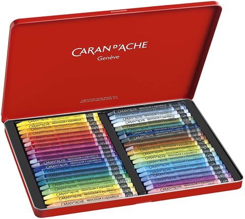 Набор акварельной пастели Caran d'Ache Neocolor® II Aquarelle, 40 цветов (7500.340)