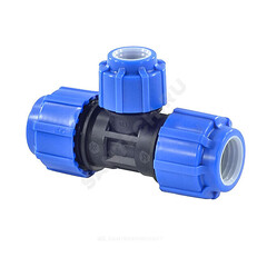 Тройник компрессионный ПЭ переходной Дн 32х25 ТПК-АКВА 51322532