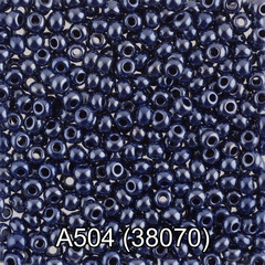 Бисер Чехия "GAMMA" круглый 1 10/0 2.3 мм A504 синий ( 38070 )