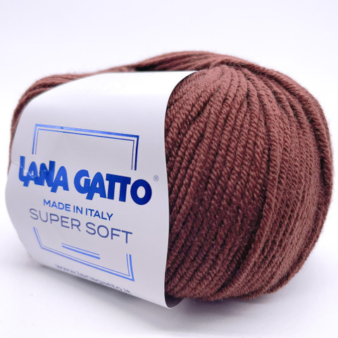Пряжа Lana Gatto Super Soft 14526 керамика (уп.10 мотков)