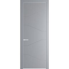 Межкомнатная дверь эмаль Profil Doors 2PE смоки глухая