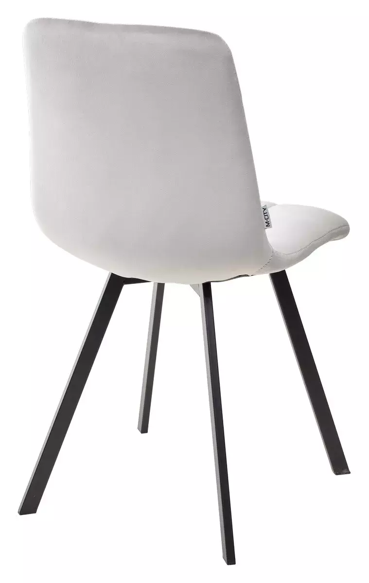 Стул CHILLI SQUARE BLUVEL-03 LIGHT GREY, велюр М-City