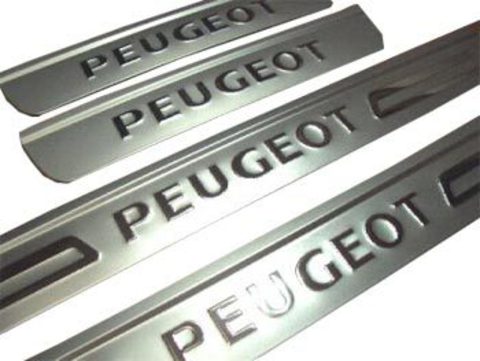 Накладки порогов PEUGEOT 307 CHROME