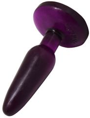 Фиолетовая анальная пробка HONEY DOLLS - 16 см. - 