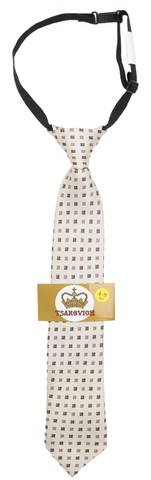 Бежевый галстук TSAREVICH