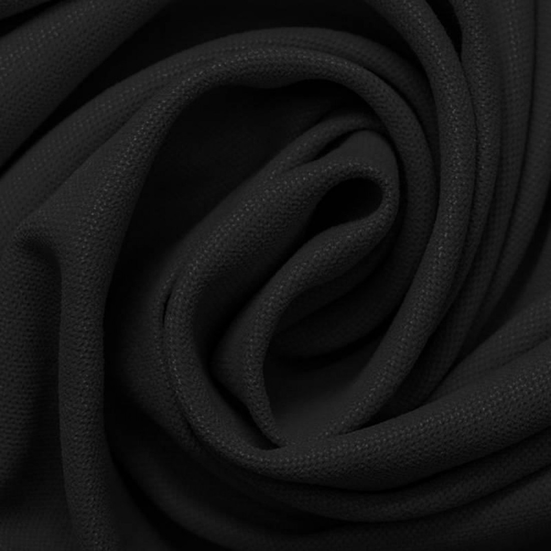 Ткань канвас черная