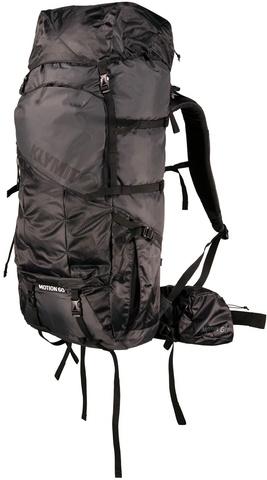 Картинка рюкзак туристический Klymit Motion 60L чёрный - 1