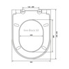 Berges 015113 сиденье для унитаза Geo Black SO  black duroplast  микролифт, быстросъём, металл
